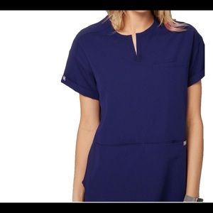 💙 Cayo Popover Scrub Top, Navy💙